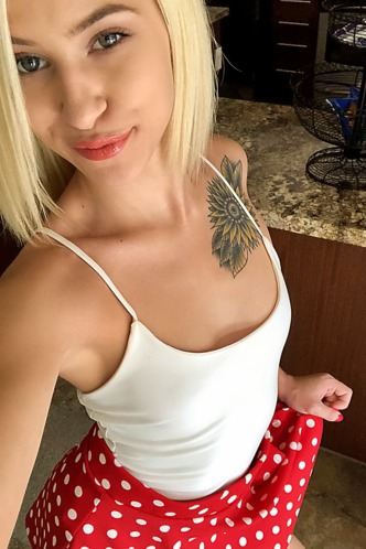 Blonde Angel Playing With Your Heart